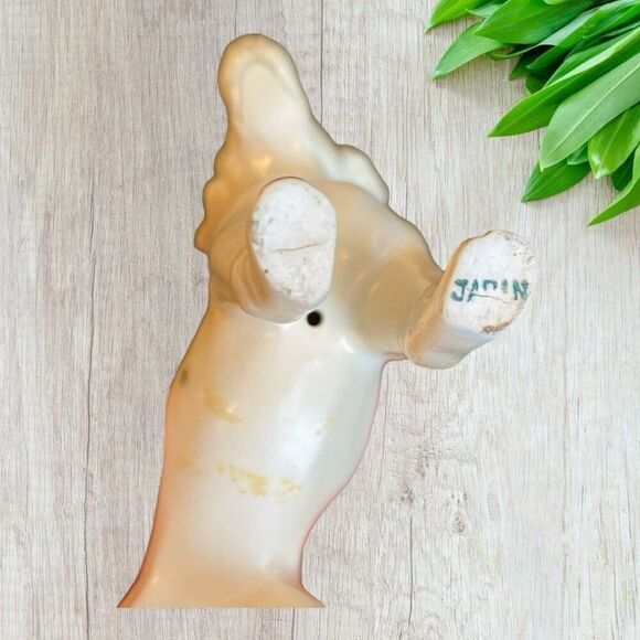 Vintage Dalmatian Dog Ceramic Figurine Made in Japan Tail Up Sweet Face - Picture 10 of 10